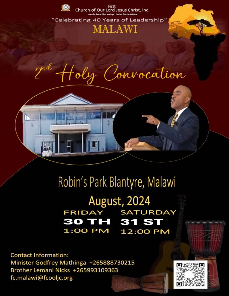 Read more about the article August 30 – 31, 2024 – Malawi
